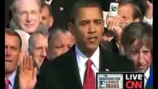 Barack Obama sworn in as 44th US President Pic's & Video Chief Justice John Roberts