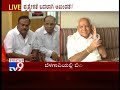 yeddyurappa arrives in belagavi to meet protesting seers demanding development of north k taka