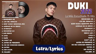 Duki Tendencia 2023 - Duki Lo Más Enganchado 2023 - Duki Exitos Mix 2023 (Letra/