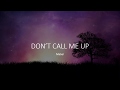 Mabel - Don't Call Me Up (Lyric Video