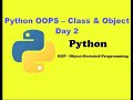 Python OOPS Day 2 | Class, Object, method & Constructor Explained with Example