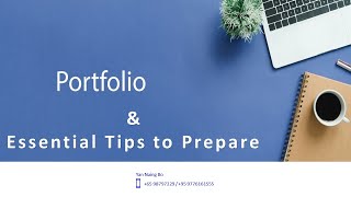 Portfolio Sample and Essential Tips to Prepare