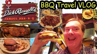 BBQ Travel Vlog: Alabama BBQ, Steaks and Burgers at Dick Russell’s Famous BBQ