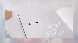 suatelier _ 심플하게 먼슬리 꾸미기, 10월 슈아뜰리에 다이어리 suatelier stickers monthly diary note