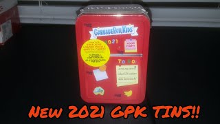 *NEW* 2021 TOPPS GPK Garbage Pail Kids FOOD FIGHT Retail Tins!!