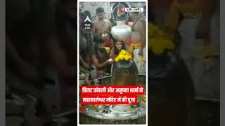 Ujjain Viral Video: Anushka Sharma, Virat Kohli ने महाकालेश्वर मंदिर में की पूजा | #shorts |ABP LIVE