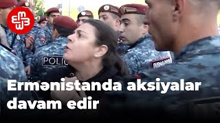 Yerevanda müxalifət itaətsizlik aksiyalarına başlayıb