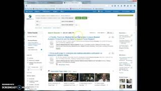 EBSCO Search Tip: Getting started