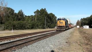 CSX Q103-04 at Folkston 12-4-10.