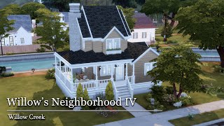 Willow's Neighborhood Pt.IV 🏡 | The Sims 4 | Stop Motion Build | No CC