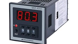 Multispan Digital Timer wiring and it's time setting | Start \u0026 Reset function | Multispan MDT 4310 /