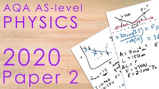 AQA AS 2020 Paper 2 - AS-level Physics Past Paper