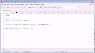Beginner PHP Tutorial 48 String Functions String Position Part 1