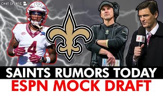 REPORT: Dennis Allen’s Future With New Orleans Saints REVEALED + ESPN’s 2024 NFL Mock Draft