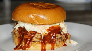 The BEST Pulled Pork Sandwich| How to Make Pulled Pork | Slow Cooker Recipe