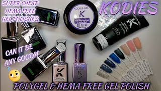 Lets try super cheap Hema Free gel polish \u0026 structure gel, can they be any good? 🤔 \u0026 Kodies polygel