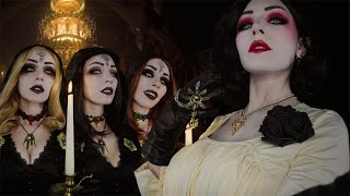 ASMR Lady Dimitrescu and Her Daughters Welcome You to the Family