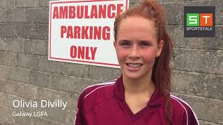 Galway LGFA star Olivia Divilly Interview after hammering Mayo to reach All Ireland Semi Final