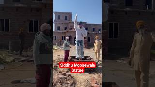Sidhu Moosewala Statue #sidhumoosewala  #shorts #trending #viral #ytshorts
