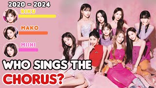 NiziU (니쥬) - 'WHO SINGS THE CHORUS?' ALL SONGS (2020 - 2024) | First Chorus Distribution Review