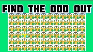 Find the odd emojis out || Quiz | emoji challenges easy medium hard