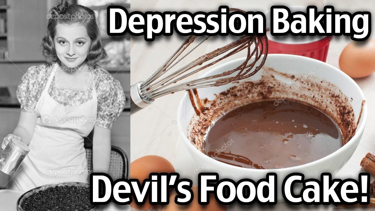 1920's Depression Era Cooking - Easy Devil's Food Cake Recipe From ...