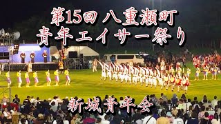 【八重瀬町新城青年会】第15回 八重瀬町青年エイサー祭り 東風平運動公園陸上競技場 20241013