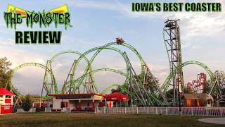 Monster Review, Adventureland Gerstlauer Infinity Coaster | Iowa's Best Roller Coaster