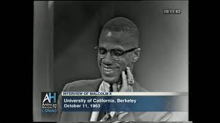 Reel America 1963 Interview Malcolm, Oct 11 1963