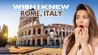 16 Essential Tips I Wish I Knew Before Visiting Rome, Italy | Travel Guide 2024