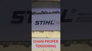 How to Tension Chainsaw Chain Properly