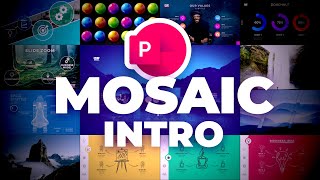 How to Create a Mosaic Video Intro in PowerPoint 🔥500K Special🔥+ Free Slides