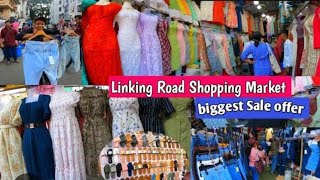 linking Road Bandra | Cheapest Market | wholesale Market #fashion #mumbai #westernwear #indian