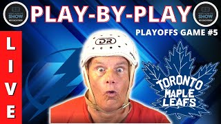 NHL PLAYOFFS GAME PLAY BY PLAY: LIGHTNING VS MAPLE LEAFS