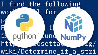 element wise test of numpy array is numeric