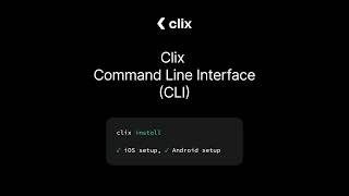 Clix CLI demo: Install and Verify Push Notifications in Seconds