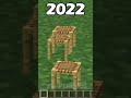 2022 vs 3096 in Minecraft #shortsfeed #minecraft #minecraftyoutube #shorts #minecraft