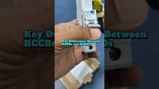 RCCB and RCBO Difference | which is better #rccb #rcbo #electrician #electrical