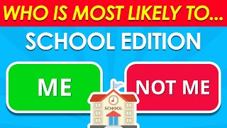 Who is Most Likely To...? School Edition ✅❌