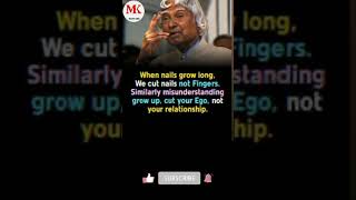 Cut Your Ego... || Power Quotes Abdul Kalam Sir || #shorts #shortsyoutube #motivation