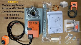 Belimo GM24A-SR Modulating Damper Actuator 🔥 Full Working Principle & Technical Data⚡