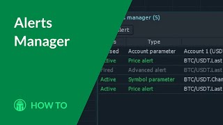 Quantower Alerts Manager: How to Track Market, Symbol, and Account Events
