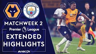 Wolves v. Manchester City | PREMIER LEAGUE HIGHLIGHTS | 9/21/2020 | NBC Sports