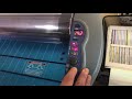 gbc laminator 27 ezload how to load video