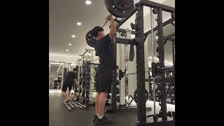 스탠딩 OHP 80kg 1rm 성공! #OHP #밀리터리프레스 #1rm #80kg