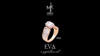 18kt Rose Gold Real Diamond Ring