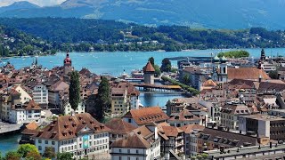 Lucerne, Switzerland 🇨🇭| 4K Drone Footage