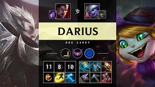 Darius ADC vs Tristana: Triple Kill, Killing spree - EUW Master Patch 14.22