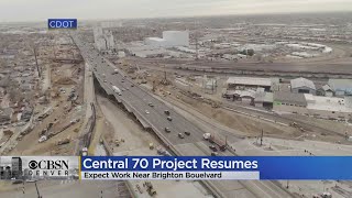 CDOT Crews Are Back At Work On The Central 70 Project