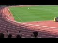 女子１００ｍ　準決勝　３組　長崎県陸上競技選手権大会 兼 国体予選　トランス・コスモススタジアム長崎　２０２３０５２０